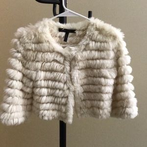 BCBG Max Azria Rabbit Fur Jacket